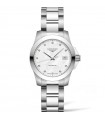 Longines Conquest White MOP Diamonds Qtz watch 34mm - L3.377.4.87.6