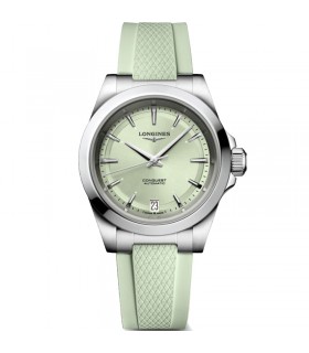 Longines Conquest light green automatic watch 34mm - L3.430.4.02.9