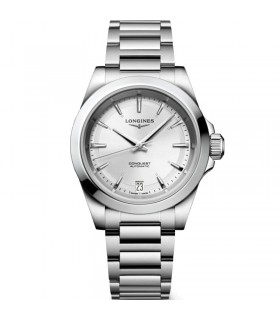 Longines Conquest Silver Automatic watch 34mm - L3.430.4.72.6