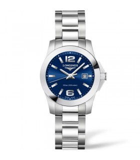 Longines Conquest blue Quartz 29.5MM - L3.376.4.96.6