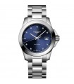 Longines Conquest blue diamonds Qtz 34MM - L3.377.4.97.6