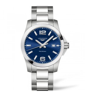 Longines Conquest Quartz Watch 41mm - L3.759.4.96.6
