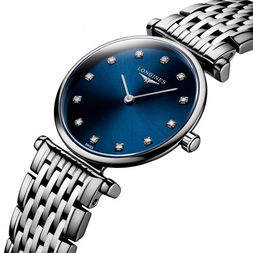 Longines La Grande Classique Blue Diamonds Quartz watch 29mm - L4.512.4.97.6