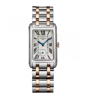 Longines DolceVita Silver dial Steel and Rose Gold plated bracelet Quartz Watch - L5.512.5.71.7