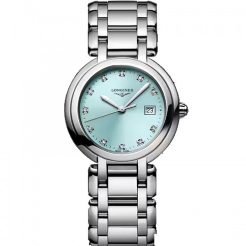 Longines La PrimaLuna blue diamonds Quartz watch 30mm - L8.122.4.90.6