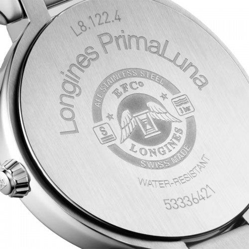 Longines La PrimaLuna blue diamonds Quartz watch 30mm - L8.122.4.90.6