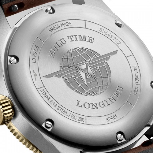 Longines Spirit Zulu time automatic watch 39mm - L3.802.5.53.2