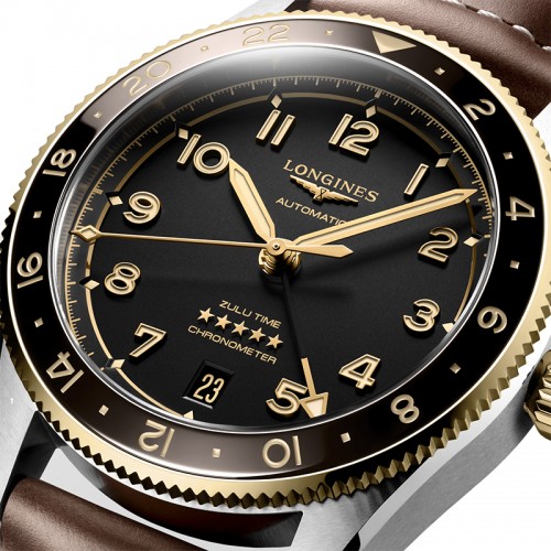 Longines Spirit Zulu time automatic watch 39mm - L3.802.5.53.2