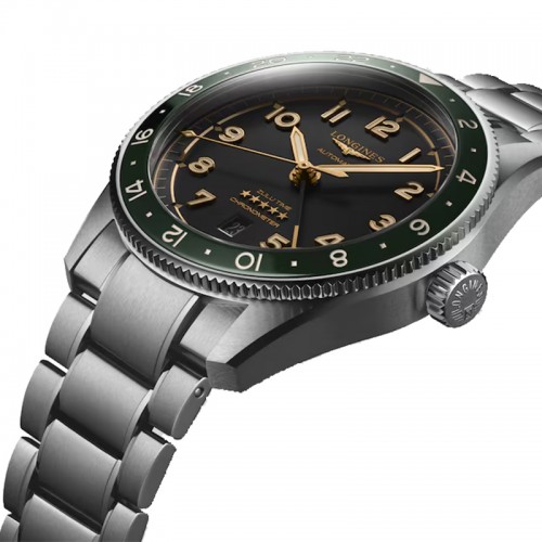 Longines Spirit Zulu time automatic watch 42mm - L3.812.4.63.6