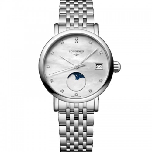 Longines Elegant Moonphase Quartz watch 30mm - L4.330.4.87.6
