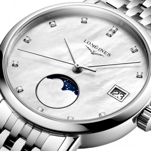 Longines Elegant Moonphase Quartz watch 30mm - L4.330.4.87.6