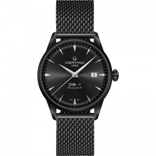Certina DS-1 black PVD automatic watch 40mm - C029.807.33.051.00