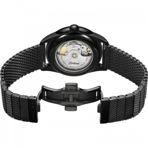 Certina DS-1 black PVD automatic watch 40mm - C029.807.33.051.00