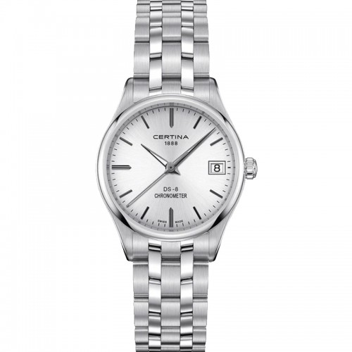 Certina DS-8 silver SS Quartz Watch 30mm - C033.251.11.031.00