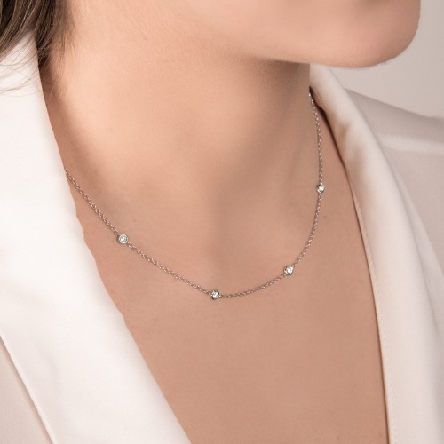 Mirco Visconti diamond necklace 0.5ct - Z594