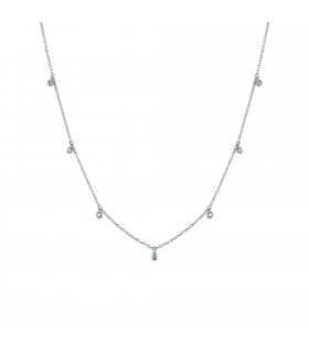 Mirco Visconti Diamond white gold necklace 0.17ct - Z704/10