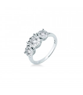 Mirco Visconti Three stones diamond ring 0.85ct - AB697/30