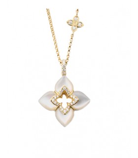 Roberto Coin Venetian Princess Diamonds and MOP necklace - ADV888CL2489