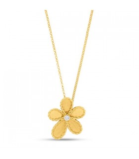 Roberto Coin Jasmine necklace with diamonds - ADR777CL3646