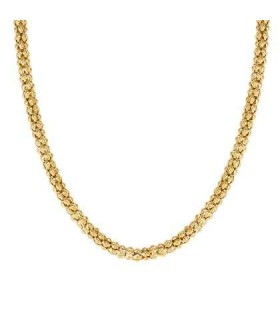 Nomination ECCLETTICA yellow gold plated popcorn necklace - 134308 012
