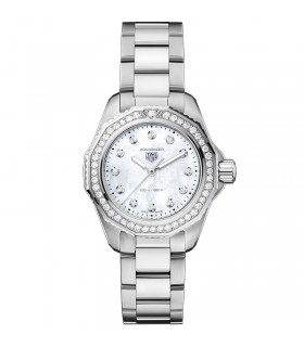 Tag Heuer Aquaracer full diamonds Quartz watch 30mm - WBP1417.BA0622
