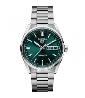 Tag Heuer Carrera Day-Date green automatic watch 41mm - WDA2115.BA0043