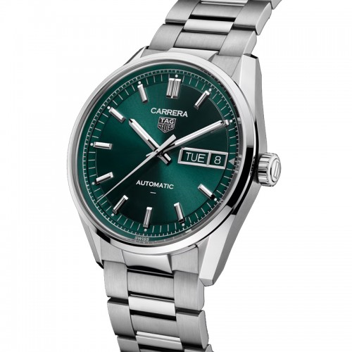 Tag Heuer Carrera Day-Date green automatic watch 41mm - WDA2115.BA0043