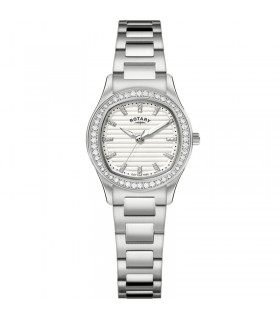 Rotary Brilliance White cz Quartz Watch 28MM - RLB10019/01