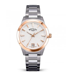 Rotary Heritage Ladies Silver dial Quartz Watch 34MM - RLB10036/06