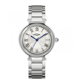 Rotary Ladies Silver Dial Quartz Watch 34MM - RLB10009/70