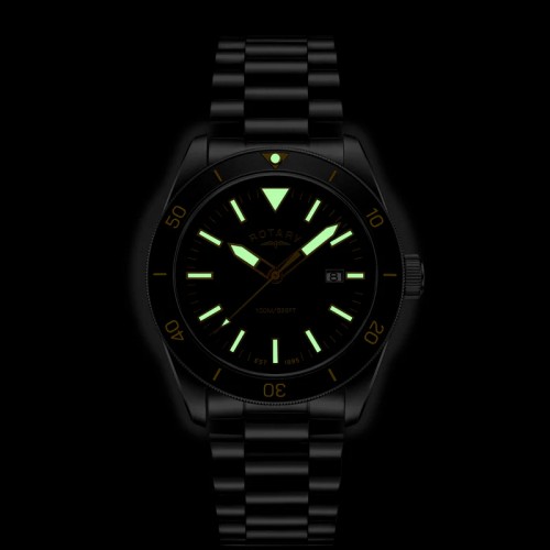 Rotary APEX100 black Quartz watch 41mm - RGB10001/06