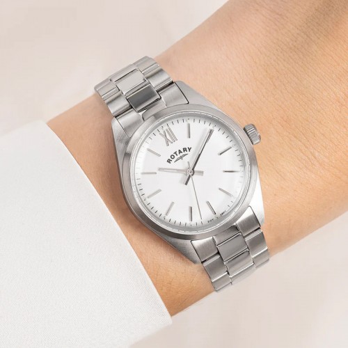 Rotary Heritage White Quartz watch 32MM - RLB10005/01