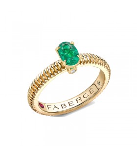 Love by Fabergé Emerald Solitaire Ring - 2750