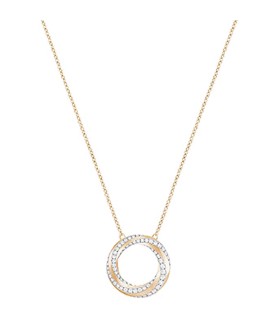 Swarovski Hilt Necklace, White, Rose Gold Plated - 5353520