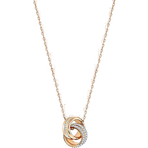 Swarovski Further Pendant, Small, White, Rose Gold Plated - 5240525