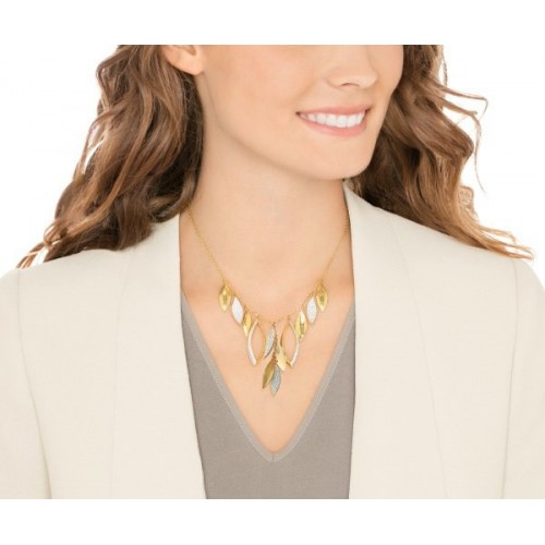 Swarovski Grape Necklace, White, Gold Plated - 5264816